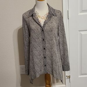 NWT Michael Kors Long Sleeve Blouse size M